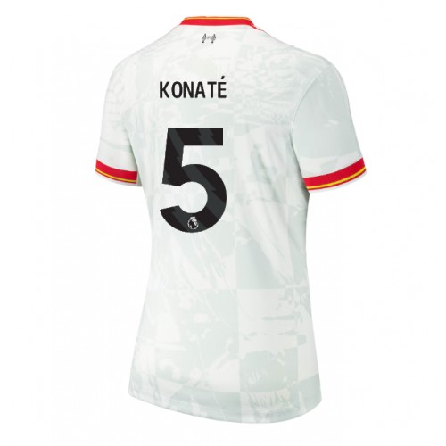 Fotbalové Dres Liverpool Ibrahima Konate #5 Dámské Alternativní 2024-25 Krátký Rukáv